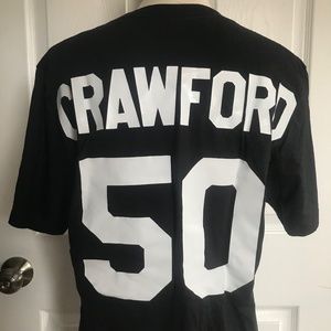 Corey Crawford #50 Chicago Blackhawks Black Women's T-shirt Size XL